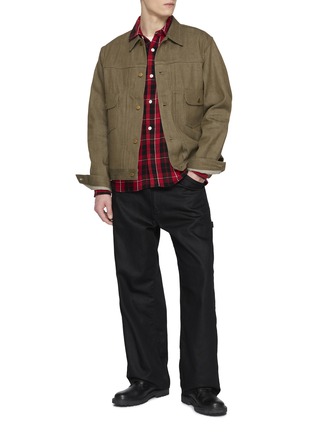 EDWIN | Chequered Cotton Flannel Work Shirt