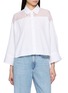 RAG & BONE Elly Poplin Organza Shirt