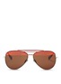 HAZE COLLECTION 'Raze' coated metal aviator sunglasses