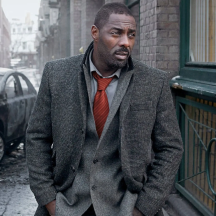 Idris Elba Luther Wool Coat