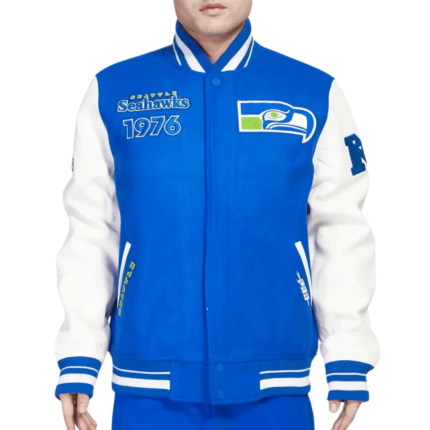 Seattle Seahawks Ultimate Throwback Varsity Jacket