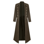 Victorian Steampunk Gothic Brown Coat