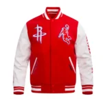 Classic Rib Houston Rockets Varsity Jacket