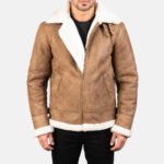 Francis B-3 Brown Leather Bomber Jacket