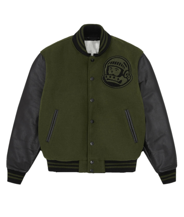 Billionaire Boys Club Astro Men's Green and Black Varsity Jacket - Image 2