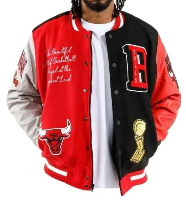 Men's Limited Edition Chicago Bulls NBA Fan Varsity Jacket