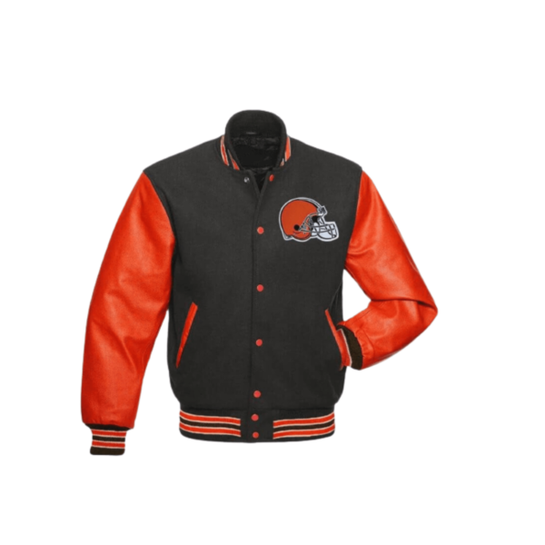 Cleveland Browns Men's Varsity Letterman Jacket - Image 2