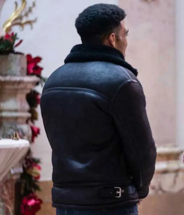 12 Dates of Christmas Chad Savage Real Leather Jacket - Image 5