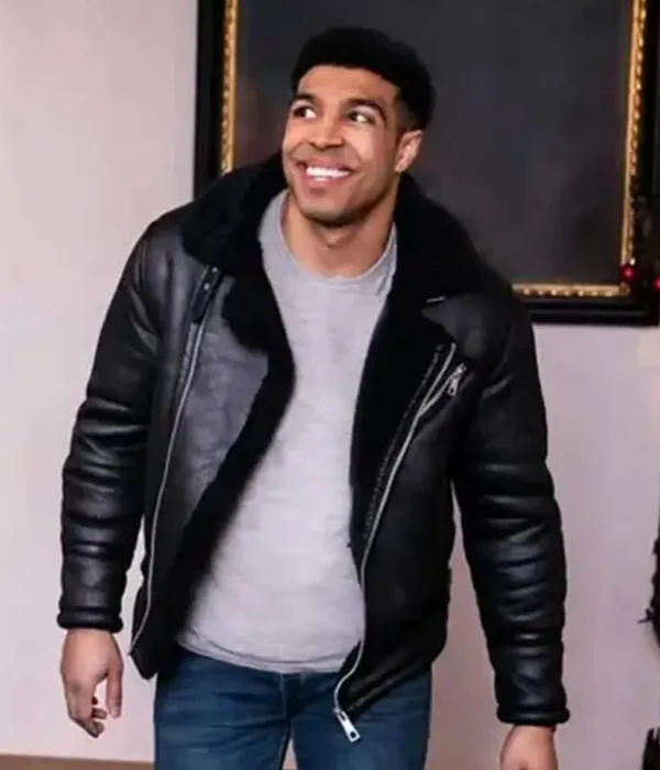 12 Dates of Christmas Chad Savage Real Leather Jacket - Image 3