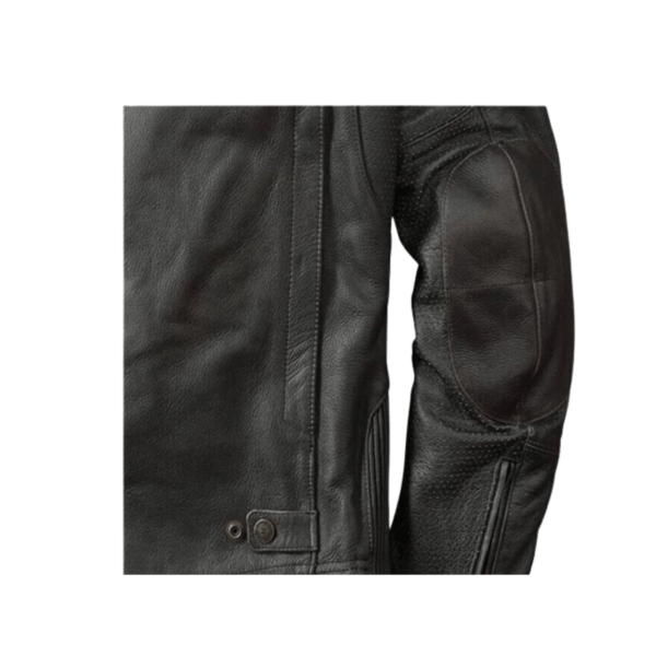 Men's Scorpion 1909 Vintage Armored Padded Leather Motorcycle Jacket - Image 5