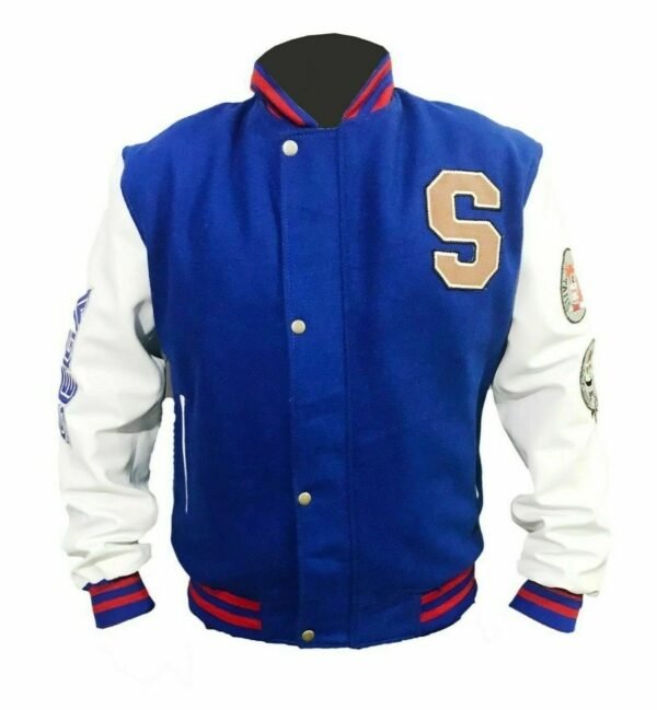 Sonic the Hedgehog Varsity Letterman Bomber Jacket - Image 2