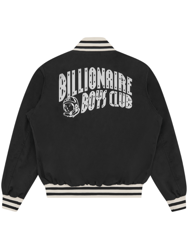 Men's Billionaire Boys LOGO LIGHTWEIGHT Biker Moto VARSITY JACKET