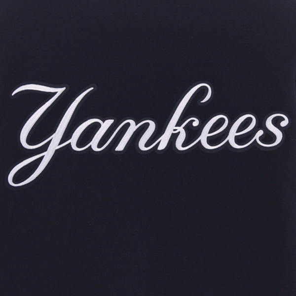 Men's New York Yankees Wool Jacket with Leather Sleeves - Image 3