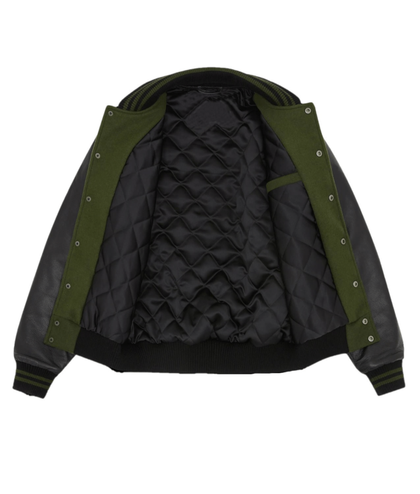 Billionaire Boys Club Astro Men's Green and Black Varsity Jacket - Image 3