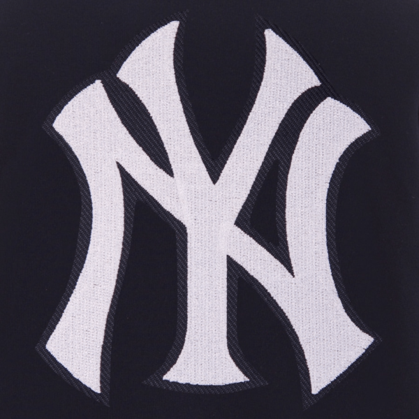 Men's New York Yankees Wool Jacket with Leather Sleeves - Image 6