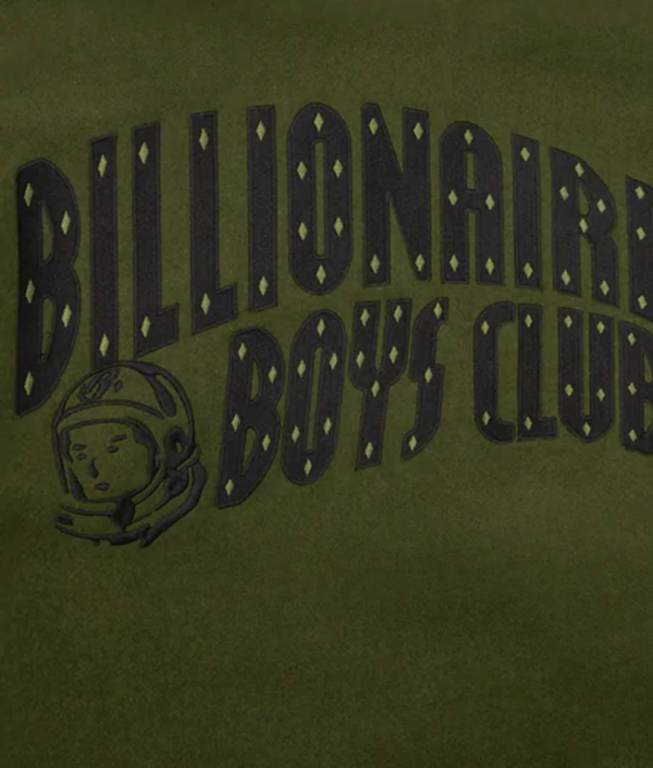 Billionaire Boys Club Astro Men's Green and Black Varsity Jacket - Image 4