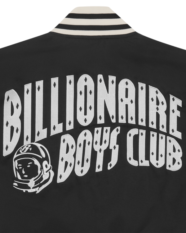 Men's Billionaire Boys LOGO LIGHTWEIGHT Biker Moto VARSITY JACKET - Image 3