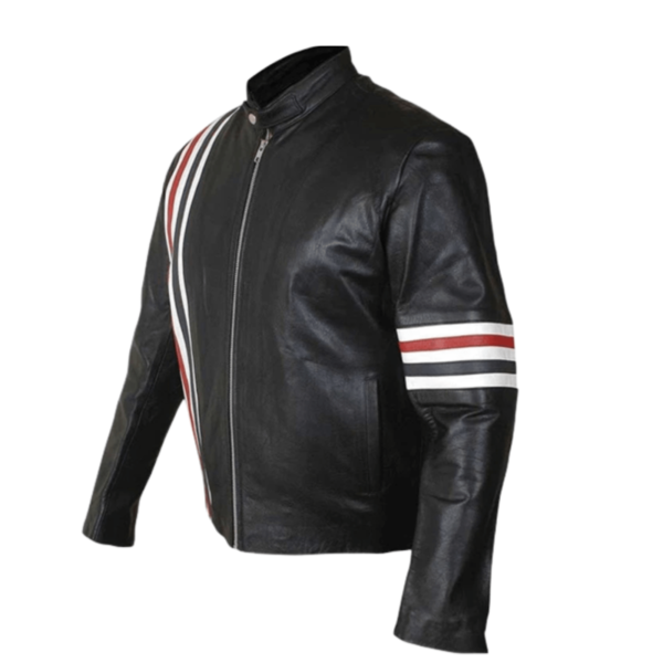 Peter Fonda CAPTAIN AMERICA Easy Rider Black Biker Leather Jacket - Image 3