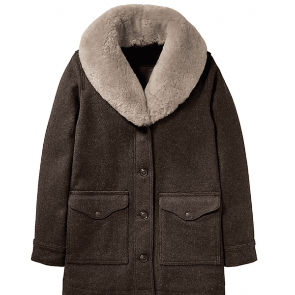 Beth Dutton Yellowstone Fur Shawl Collar Coat - Image 6