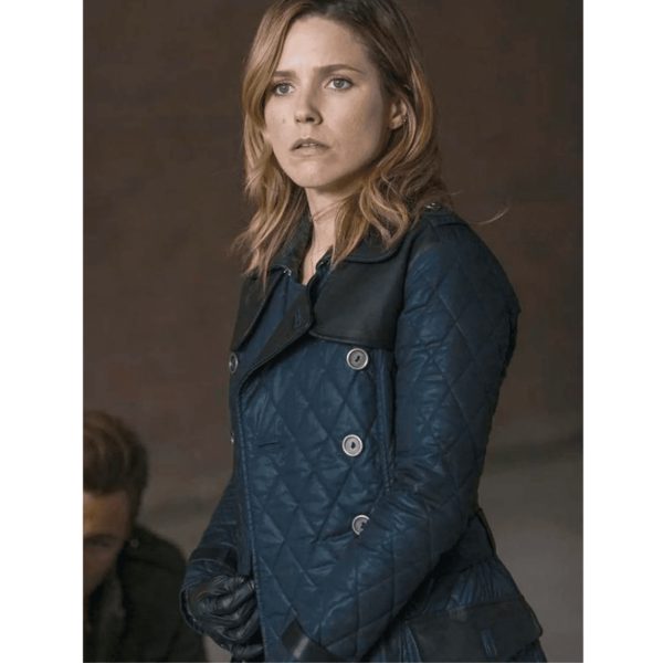 Chicago Pd Sophia Bush Blue Coat - Image 2