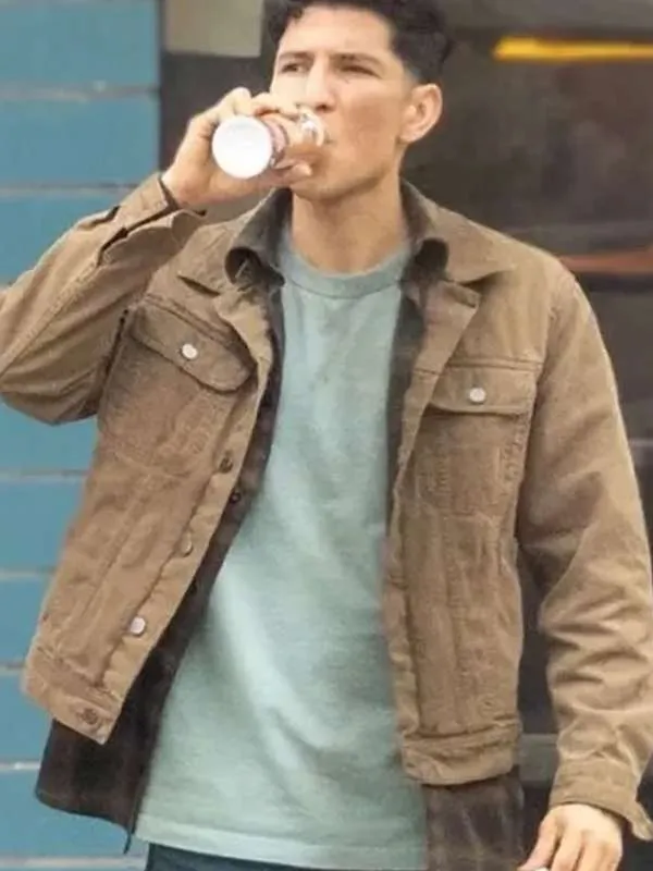 Captain America Danny Ramirez Brave New World Brown Jacket - Image 2