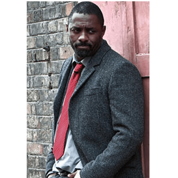 Idris Elba DCI John Luther Dark Grey Wool - Image 7