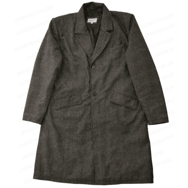 Idris Elba DCI John Luther Dark Grey Wool - Image 5