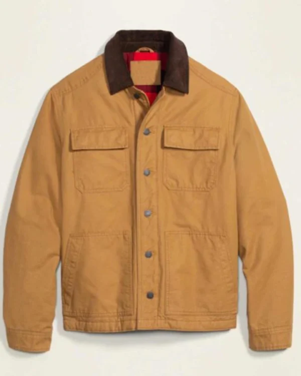 Mark‑Paul Gosselaar 12 Dates Of Christmas Brown Cotton Jacket - Image 4