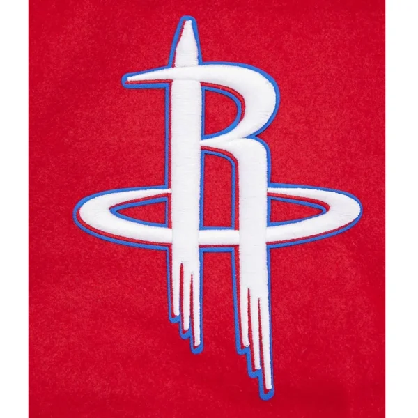 Classic Rib Houston Rockets Varsity Jacket - Image 6