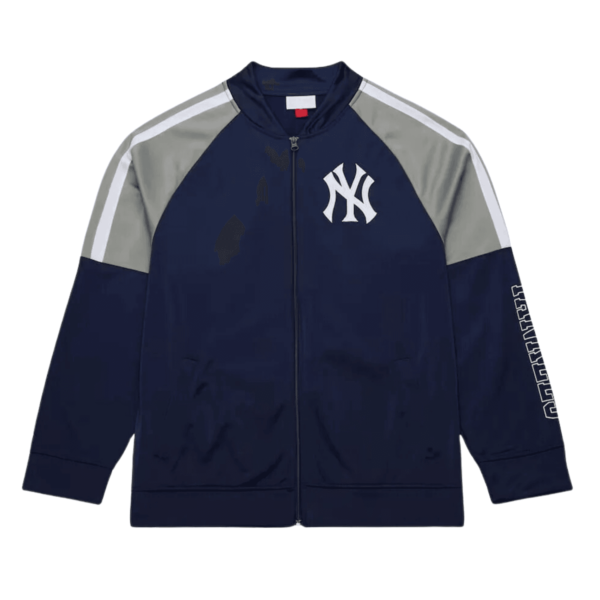 NY Yankees Color Blocked Full-Zip Track Jacket