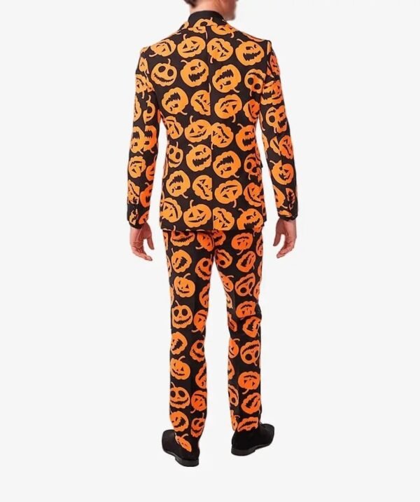 Pumpkin Printed Halloween Suit - Image 2