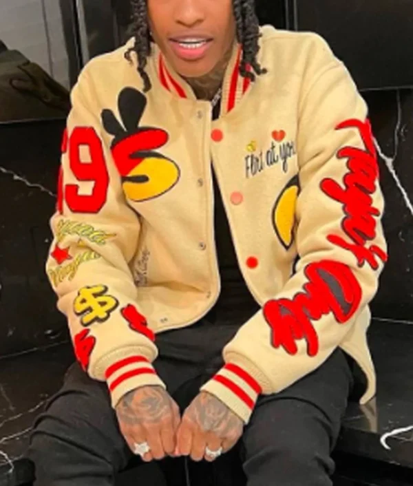 Tan Playa's Only Varsity Jacket - Image 2