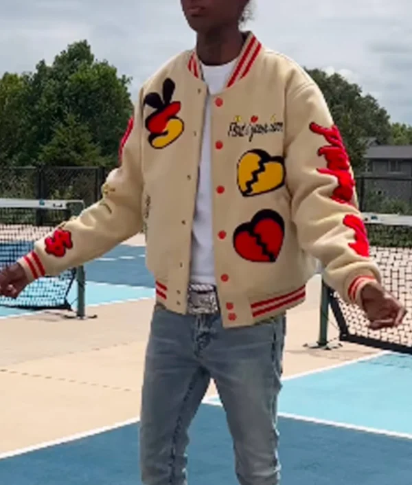 Tan Playa's Only Varsity Jacket - Image 4