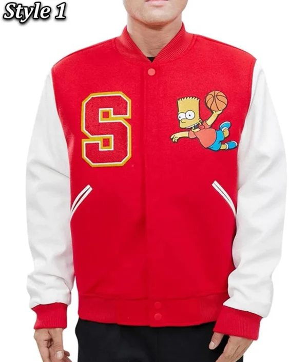 Bart Simpson Varsity Jacket