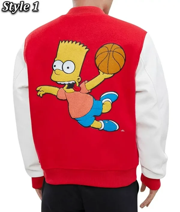 Bart Simpson Varsity Jacket - Image 5