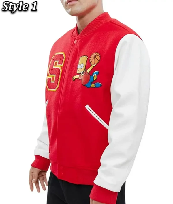 Bart Simpson Varsity Jacket - Image 9