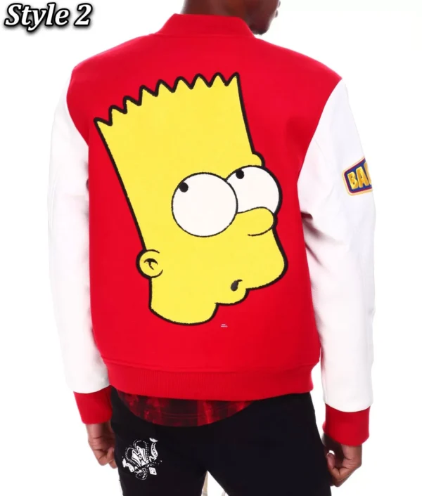 Bart Simpson Varsity Jacket - Image 6