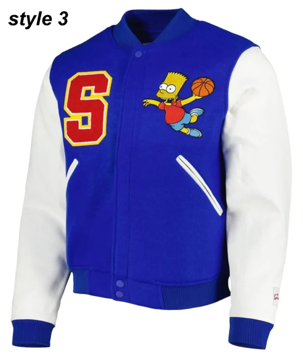 Bart Simpson Varsity Jacket - Image 3