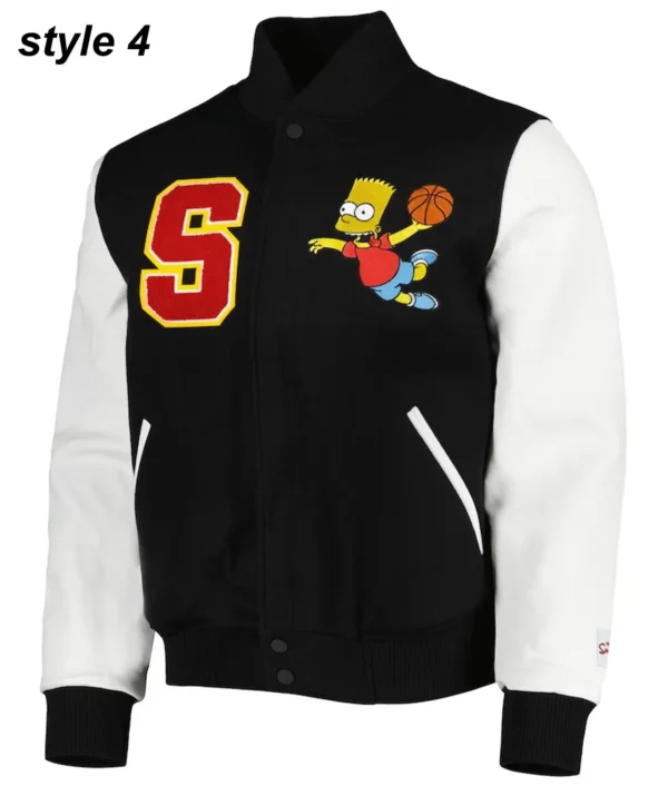 Bart Simpson Varsity Jacket - Image 4