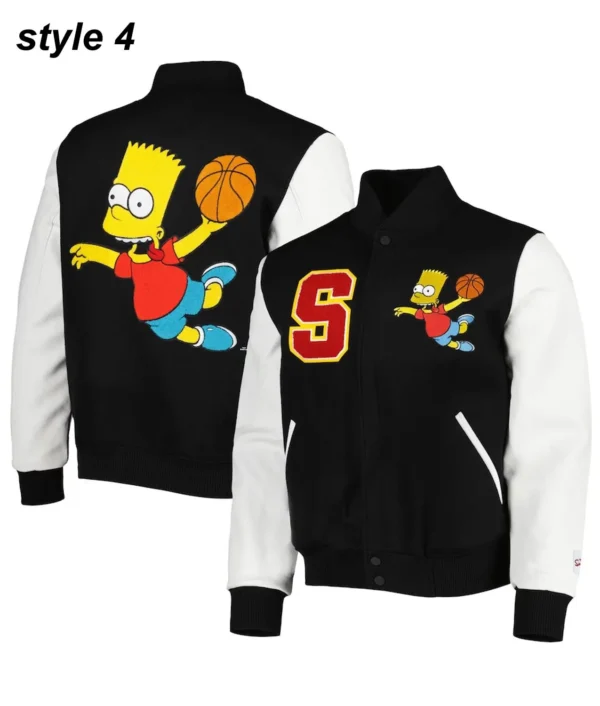 Bart Simpson Varsity Jacket - Image 11