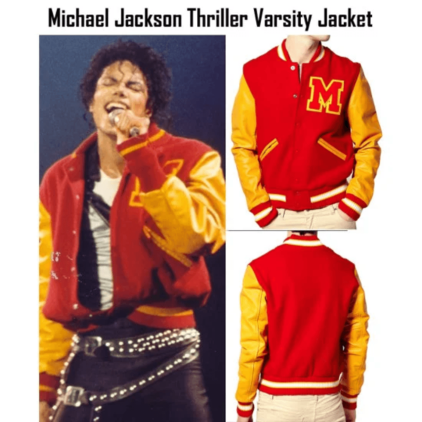 Thriller Michael Jackson Letterman Varsity Jacket